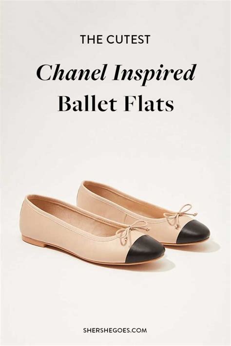 chanel look alike ballet flats.